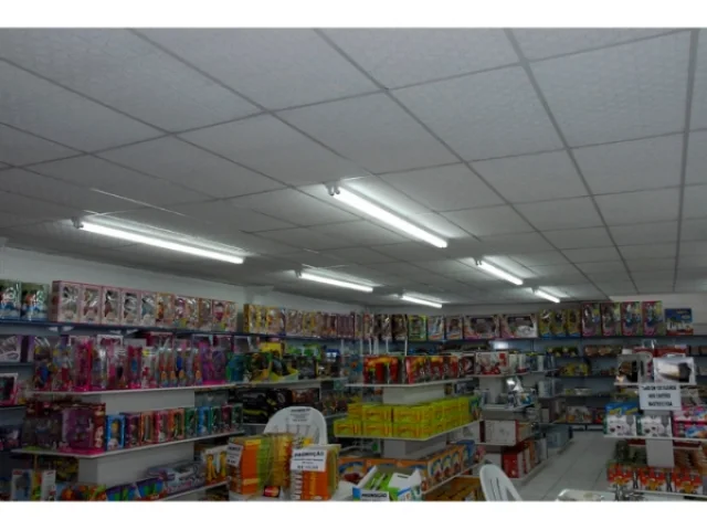 Forro modular instalado em ambiente interno